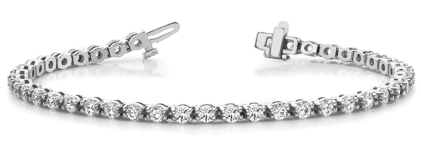 TENNIS BRACELET In 14K White Gold