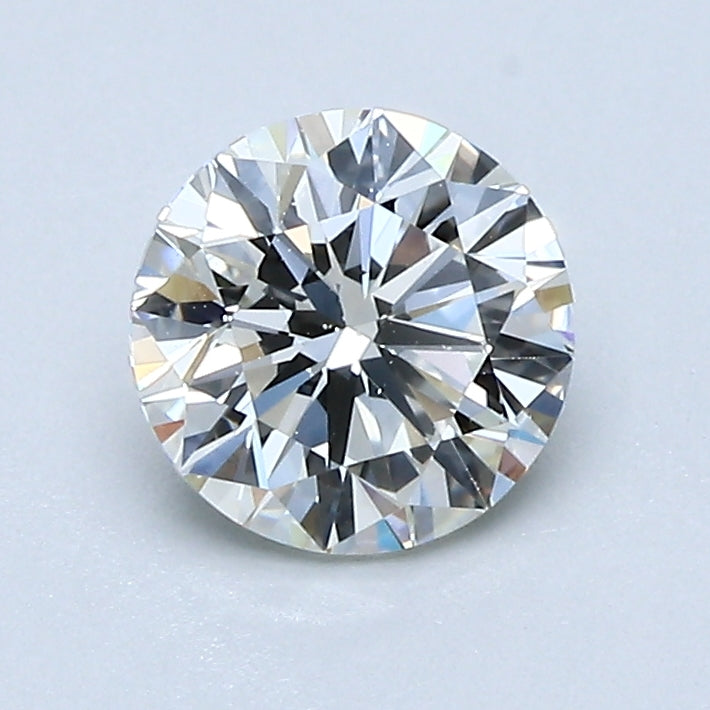 Halo Engagement Ring For Round Shape In 14K White Gold and 1.01 Carat Round Shape Natural Diamond