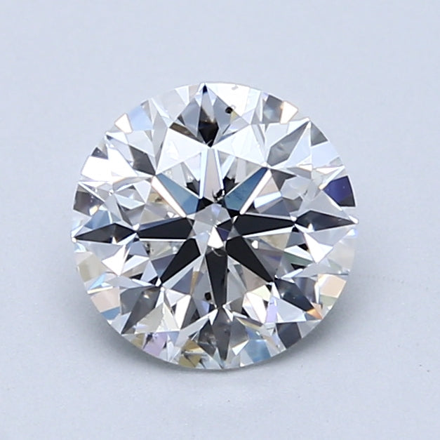 Halo Engagement Ring For Round Shape In 14K Yellow Gold and 1.34 Carat Round Shape Natural Diamond
