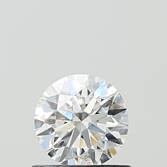 Tulip Solitaire Engagement Ring For Round Shape In 14K White Gold and 0.7 Carat Round Shape Lab Grown Diamond