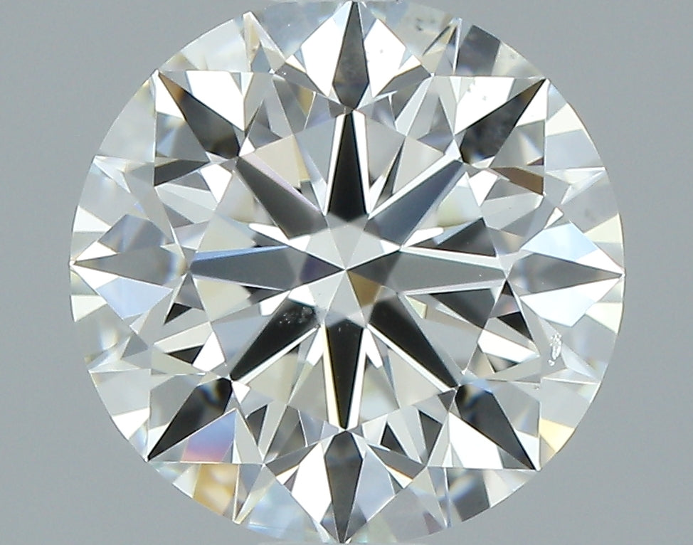 Solitaire Engagement Ring For Round Shape In 14K White Gold and 1.08 Carat Round Shape Natural Diamond