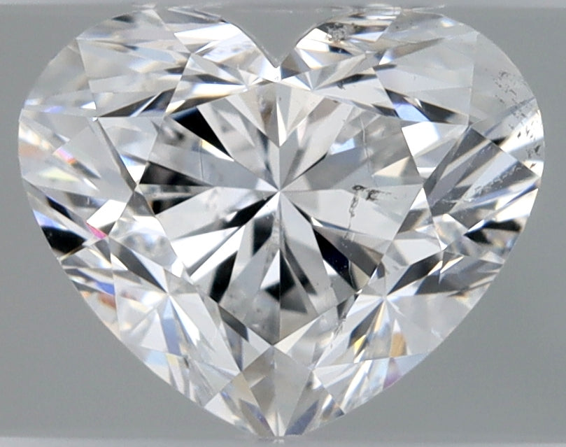 Solitaire Engagement Ring For Heart Shape In 14K Rose Gold and 0.9 Carat Heart Shape Natural Diamond