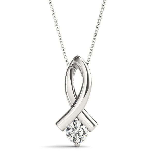 SOLITAIRE In 14K White Gold