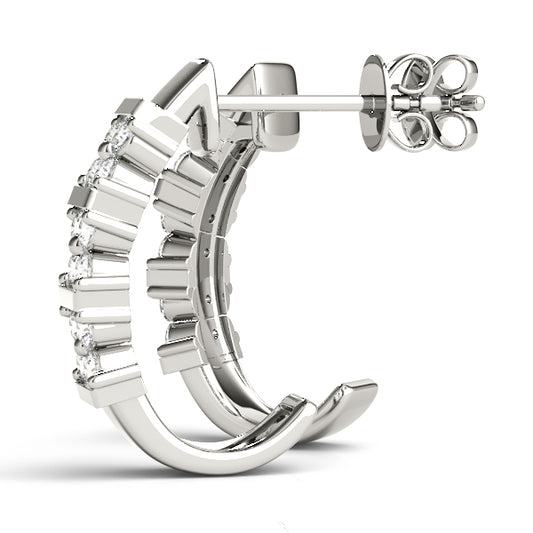 HOOP In 14K White Gold