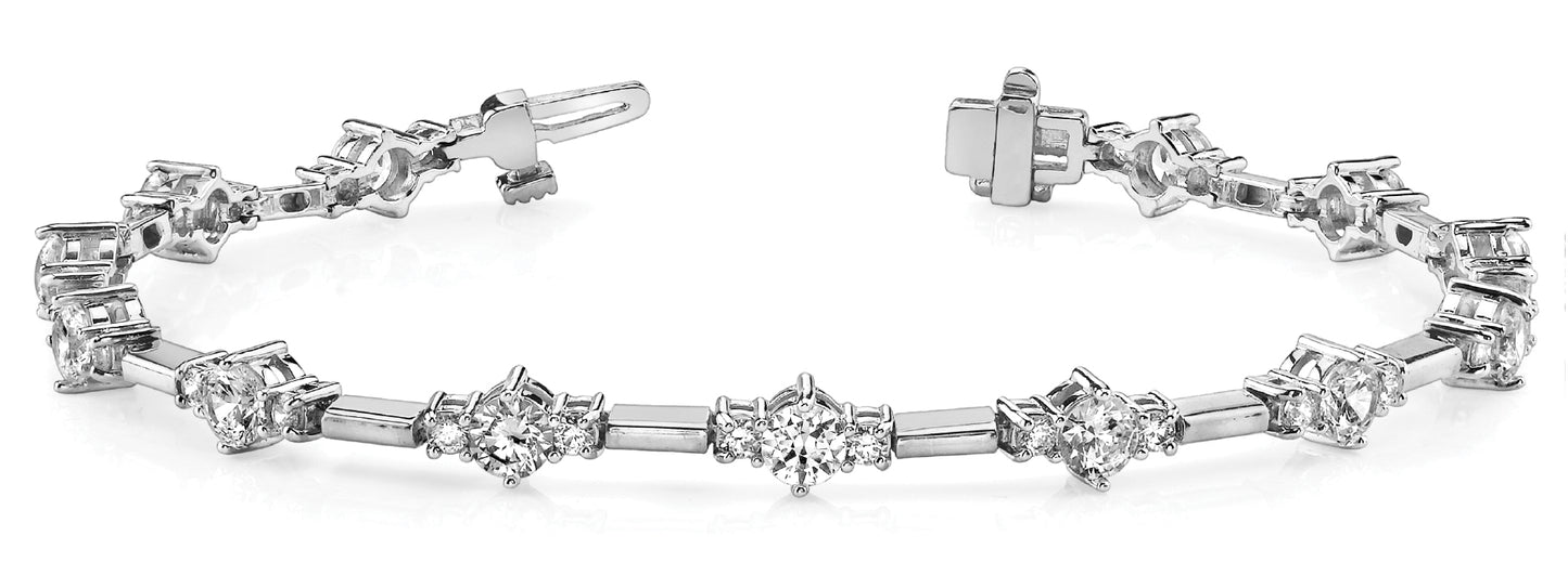 FASHION BRACELET In 14K White Gold