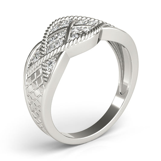 FASHION RINGS In 14K White Gold
