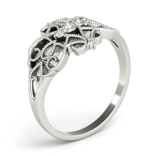 FASHION RINGS In 14K White Gold