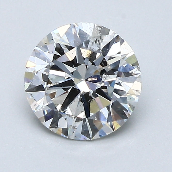 Solitaire Engagement Ring For Round Shape In 14K White Gold and 1.16 Carat Round Shape Natural Diamond