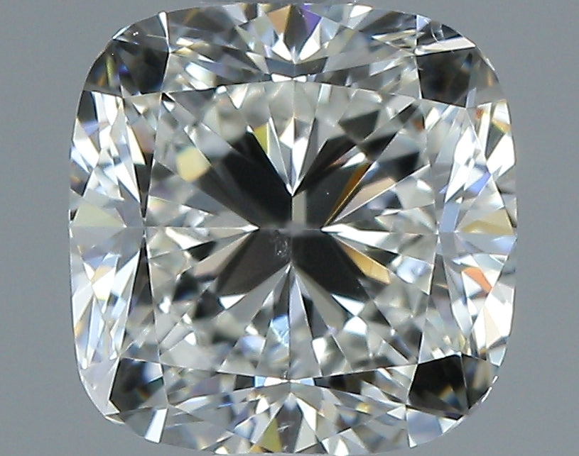 Single Row Engagement Ring For Cushion Shape In 18K Rose Gold and 1.0 Carat Cushion Shape Natural Diamond