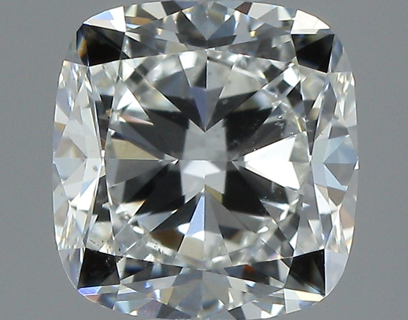 Solitaire Engagement Ring For Cushion Shape In 14K Rose Gold and 1.01 Carat Cushion Shape Natural Diamond