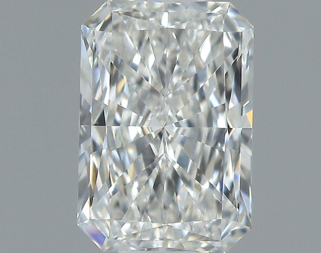 SolitaireEngagement Ring For Cushion Shape In 14K White Gold and 0.38 Carat Radiant Shape Natural Diamond